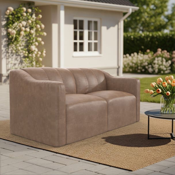 Forever Patio Lunaro Recycled Poly Lumber Outdoor Loveseat