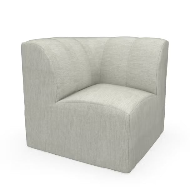 Forever Patio Lunaro Recycled Poly Lumber Outdoor Sectional Corner Chair