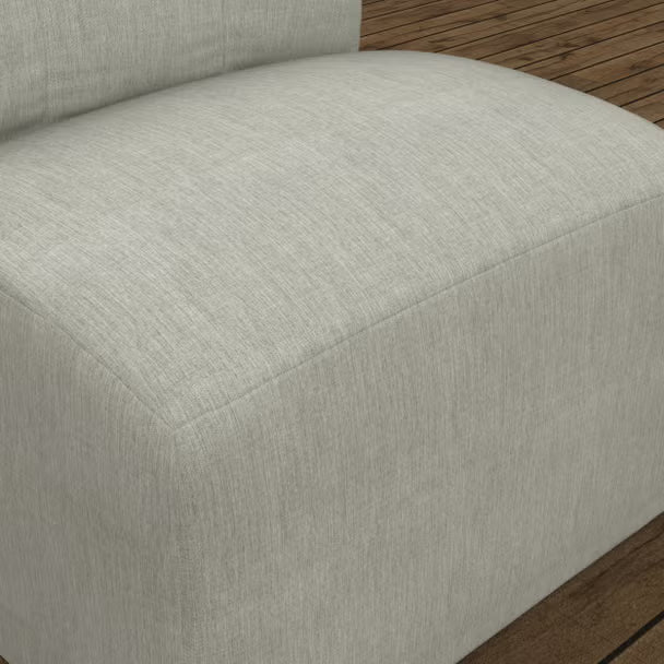 Forever Patio Lunaro Recycled Poly Lumber Outdoor Sectional Middle Chair