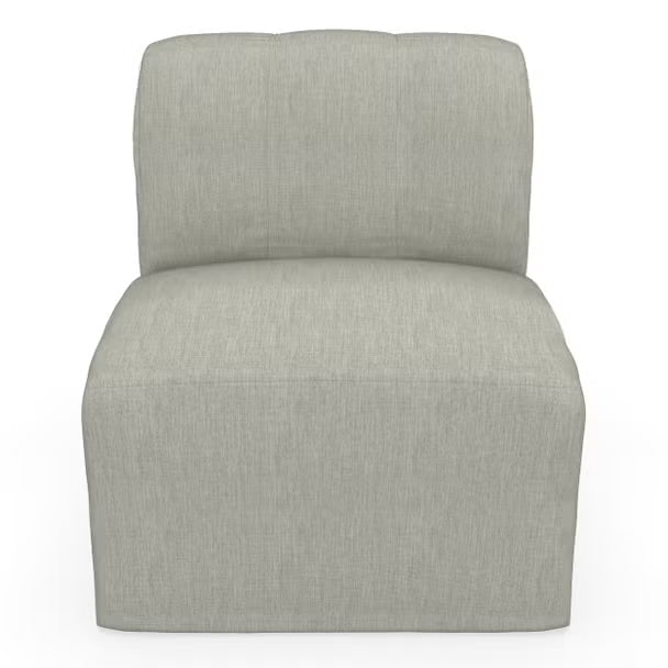 Forever Patio Lunaro Recycled Poly Lumber Outdoor Sectional Middle Chair