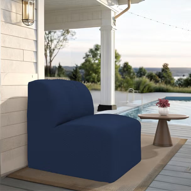 Forever Patio Lunaro Recycled Poly Lumber Outdoor Sectional Middle Chair