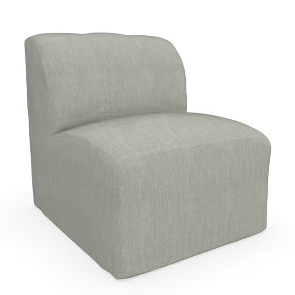 Forever Patio Lunaro Recycled Poly Lumber Outdoor Sectional Middle Chair