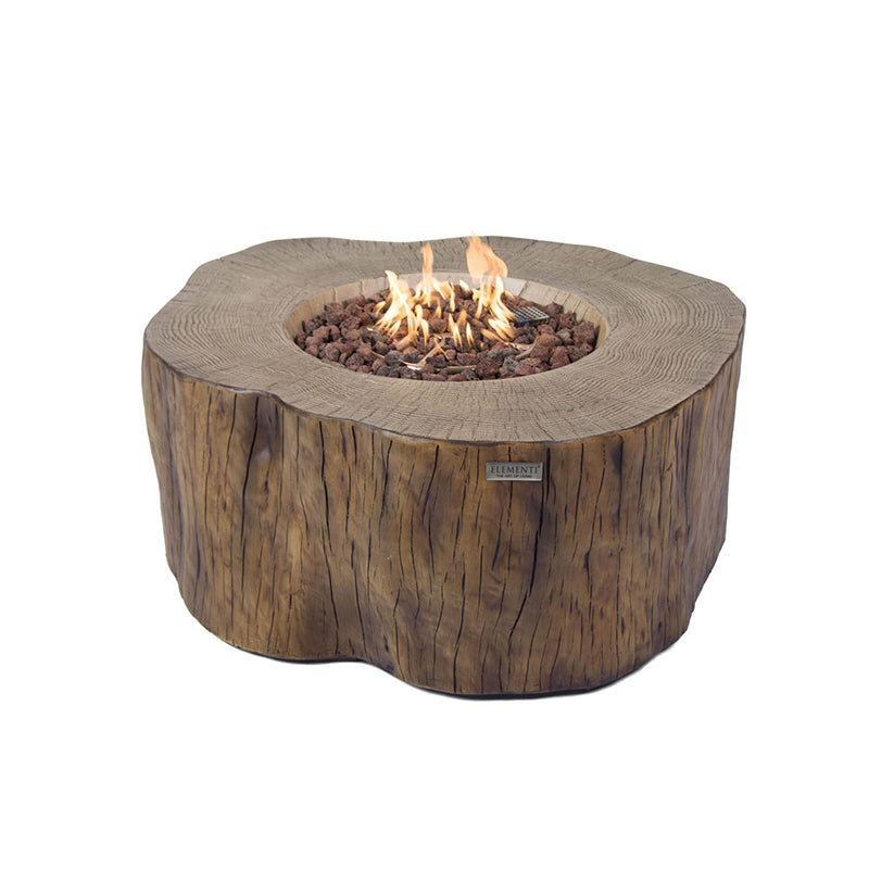 Elementi Manchester Glass Fiber Reinforced Concrete Outdoor Fire Pit Table