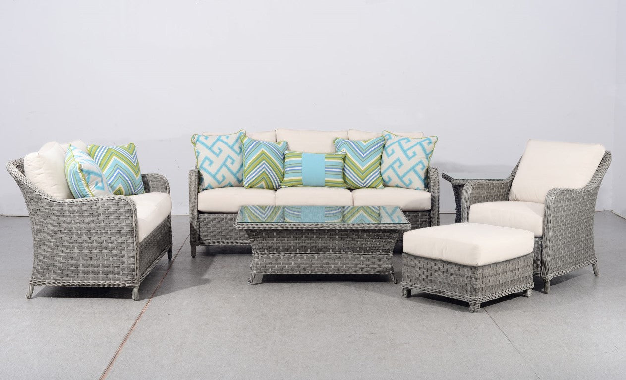 South Sea Rattan Mayfair Wicker Outdoor Lounge Chair