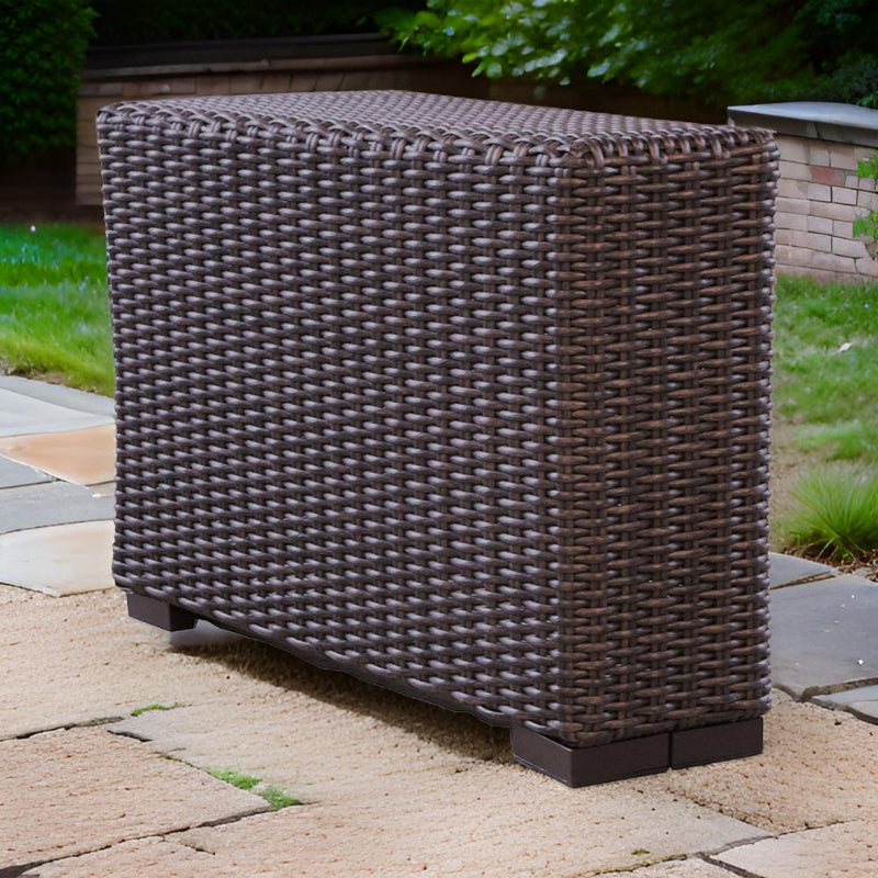 Lloyd Flanders Mesa Woven Vinyl Outdoor 2‑Person Conversation Set