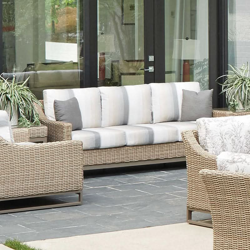 Lloyd Flanders Milan Woven Vinyl Outdoor Sofa