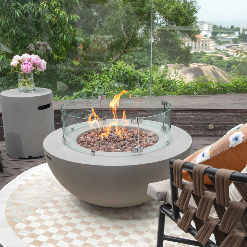 Elementi Modeno Roca GFRC Outdoor Fire Table