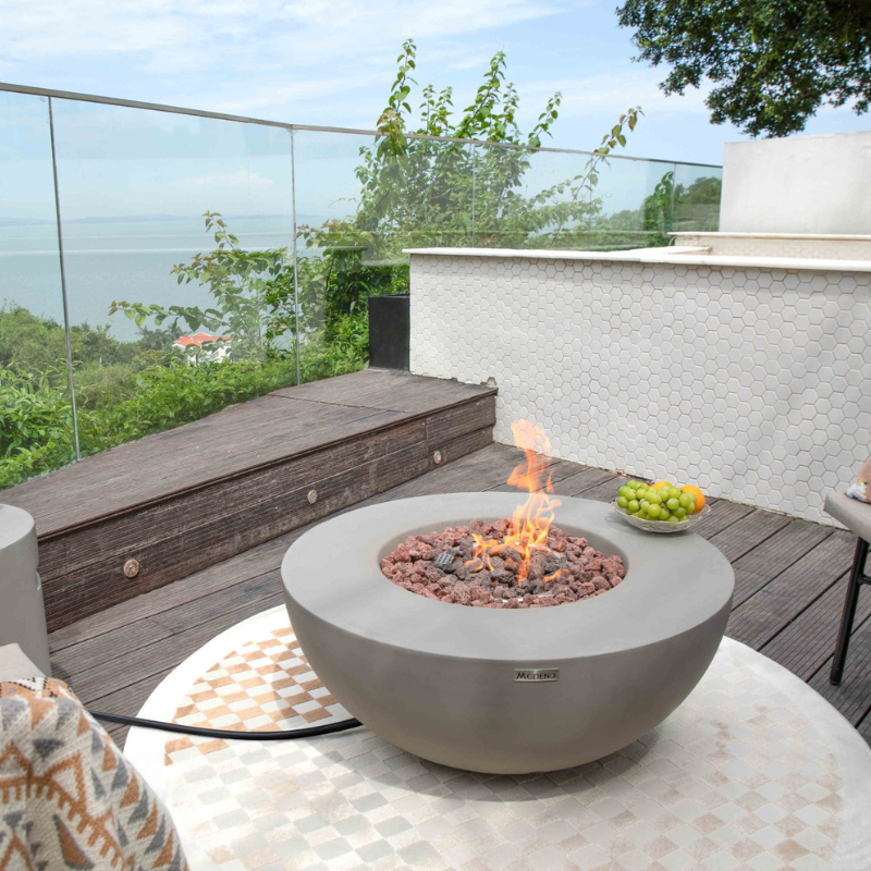 Elementi Modeno Roca GFRC Outdoor Fire Table