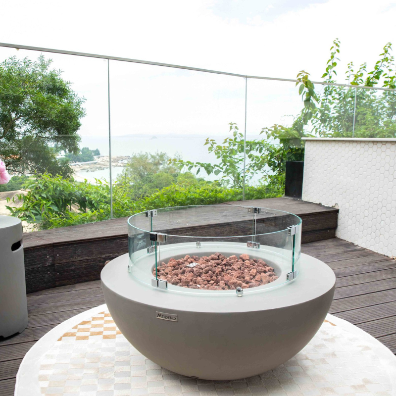Elementi Modeno Roca GFRC Outdoor Fire Table
