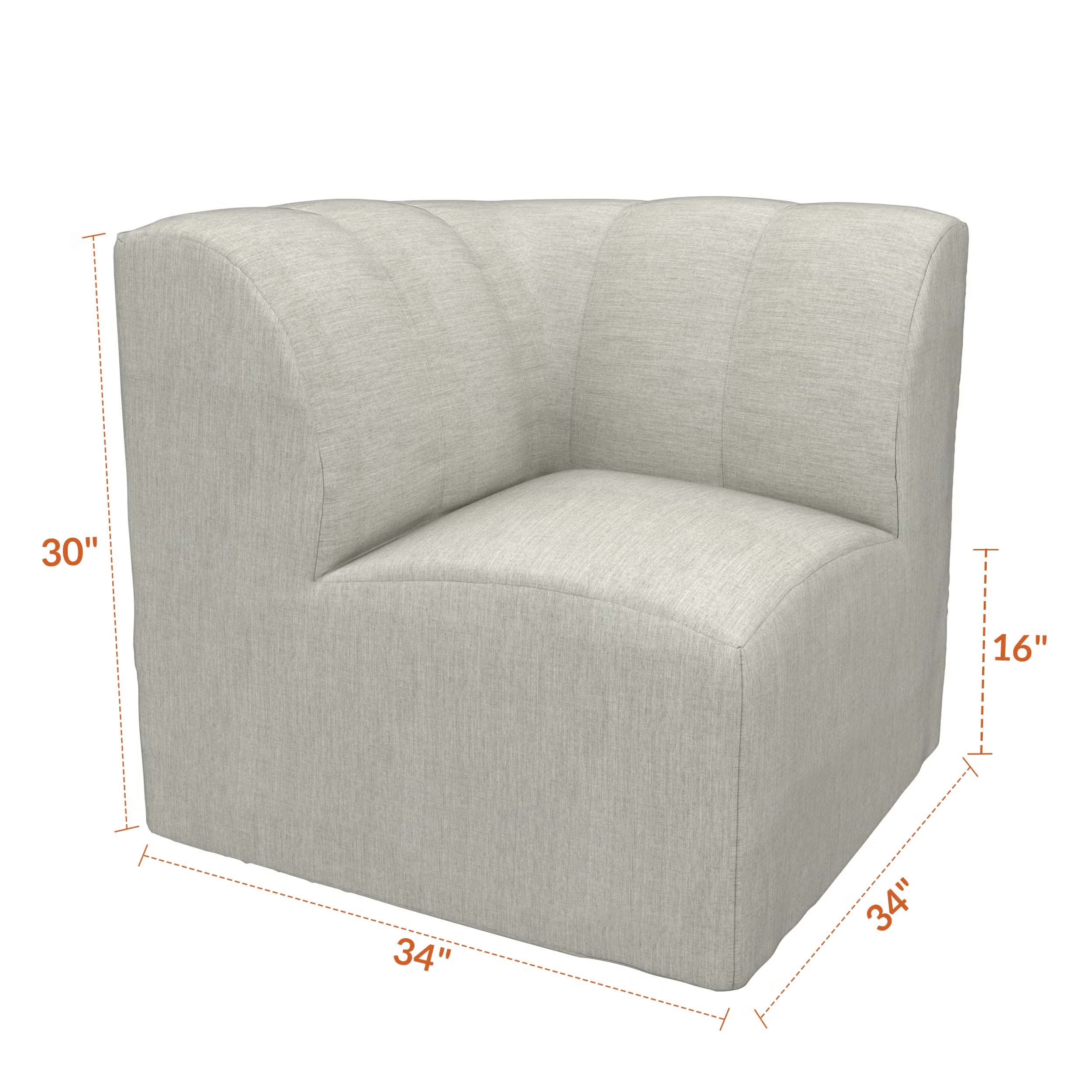 Forever Patio Murano Outdoor 90-Degree Sectional Corner Chair
