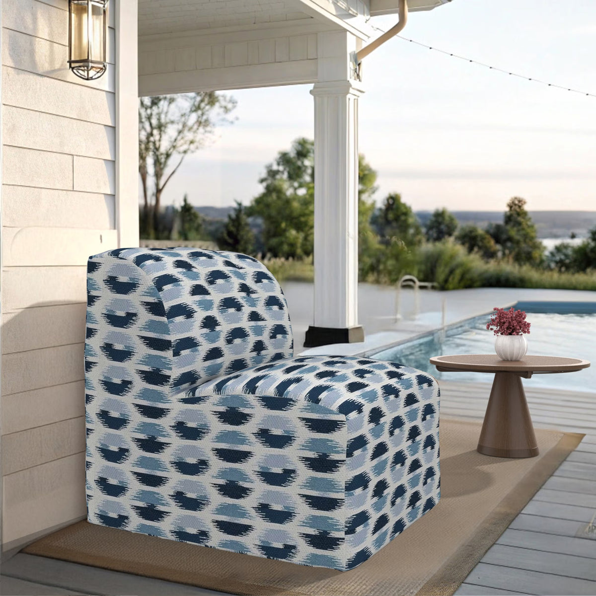 Forever Patio Murano Outdoor Sectional Armless Middle Chair