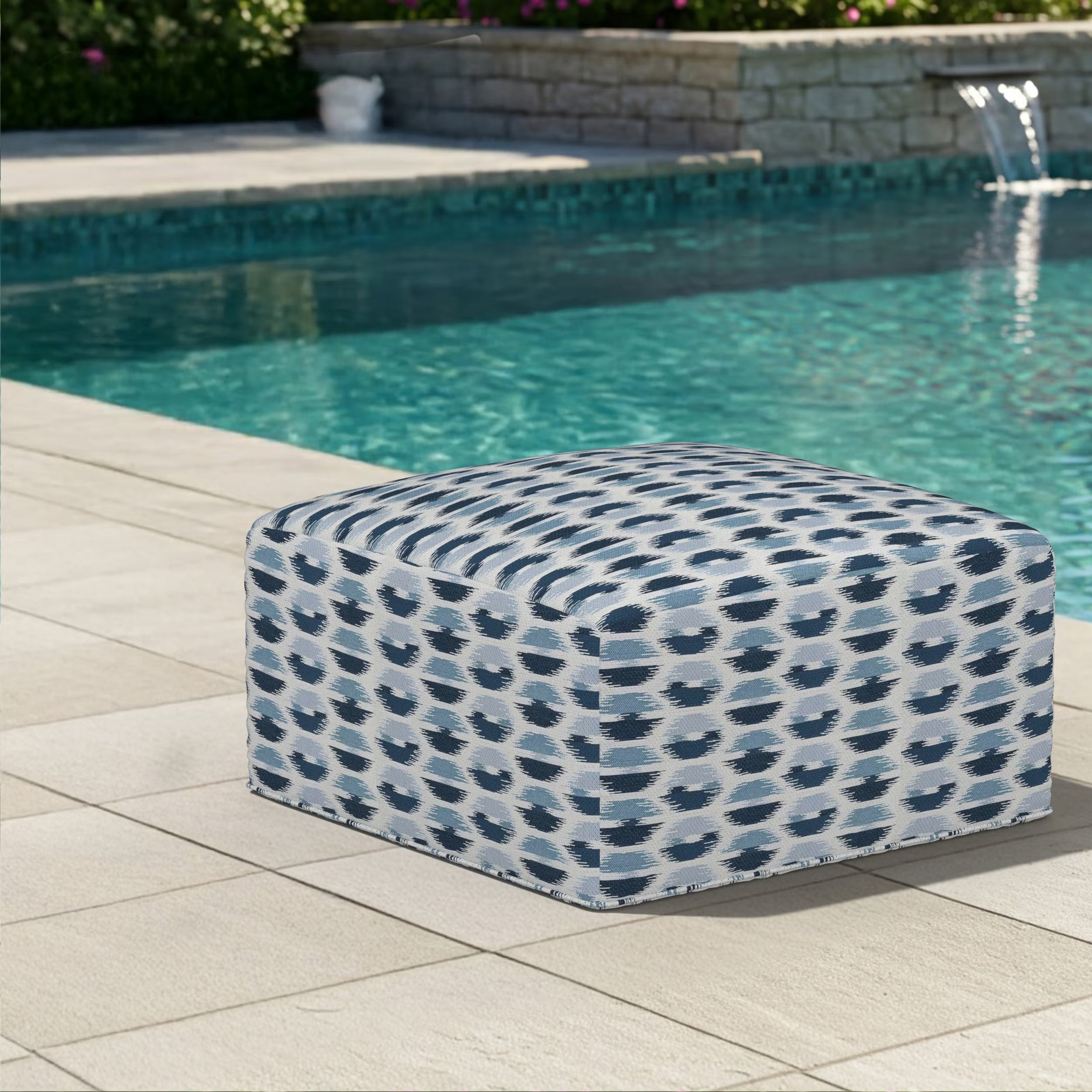 Forever Patio Murano Outdoor Square Ottoman