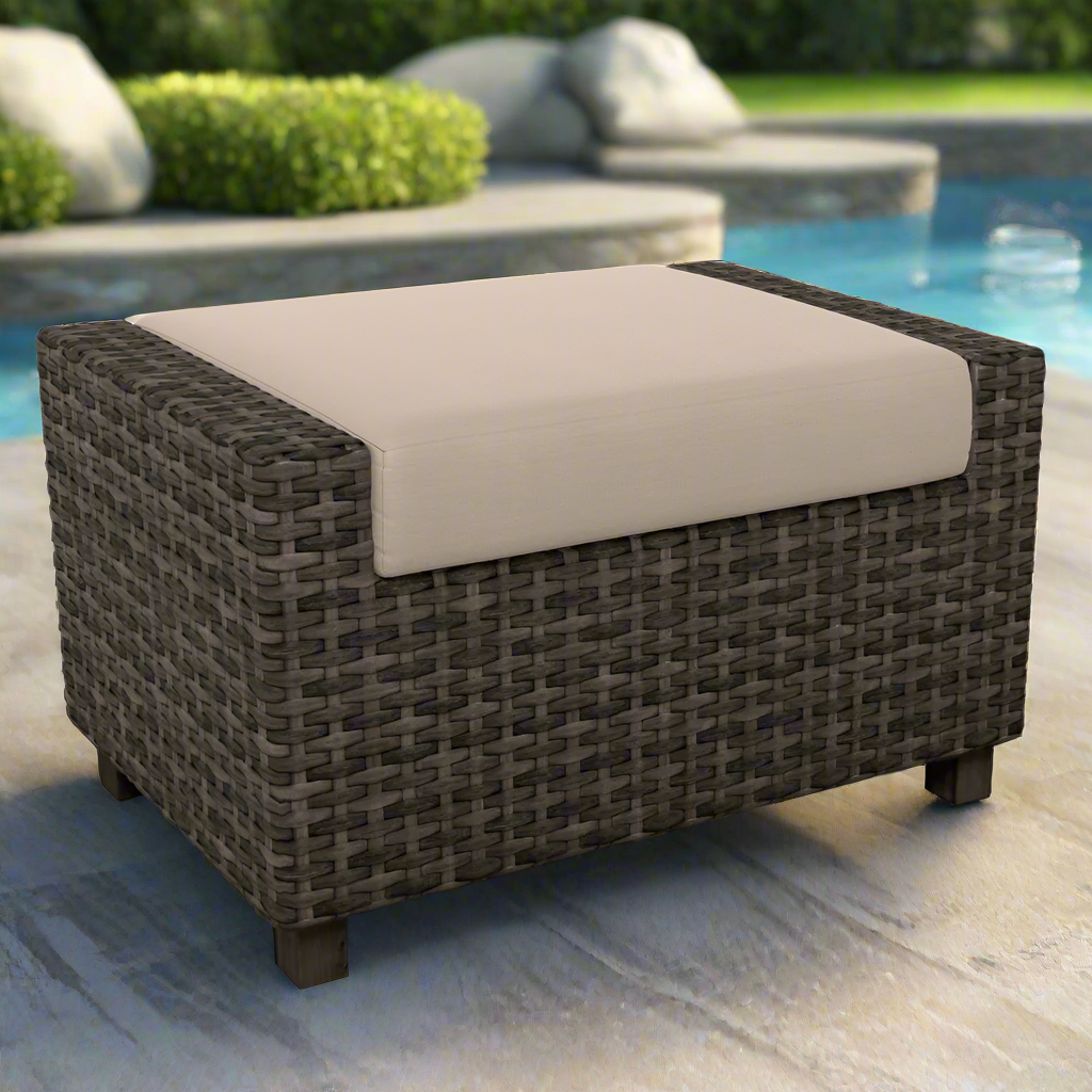 Forever Patio Edgewater Rectangular Ottoman by NorthCape International