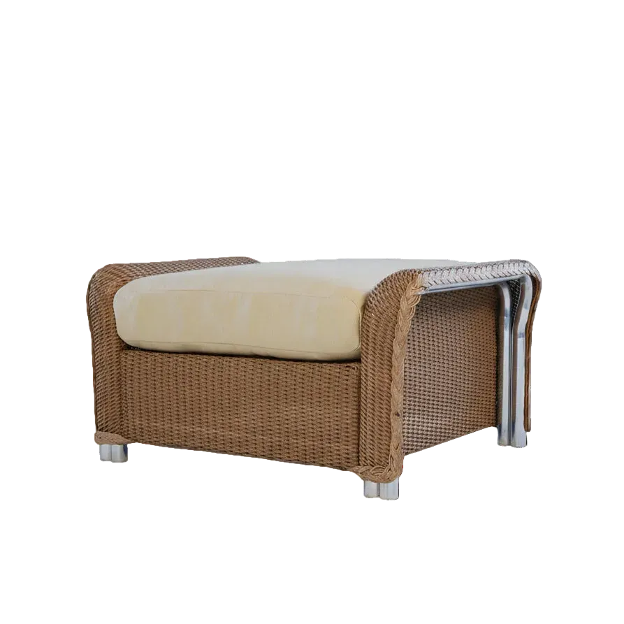 Lloyd Flanders Reflections Wicker Outdoor Ottoman