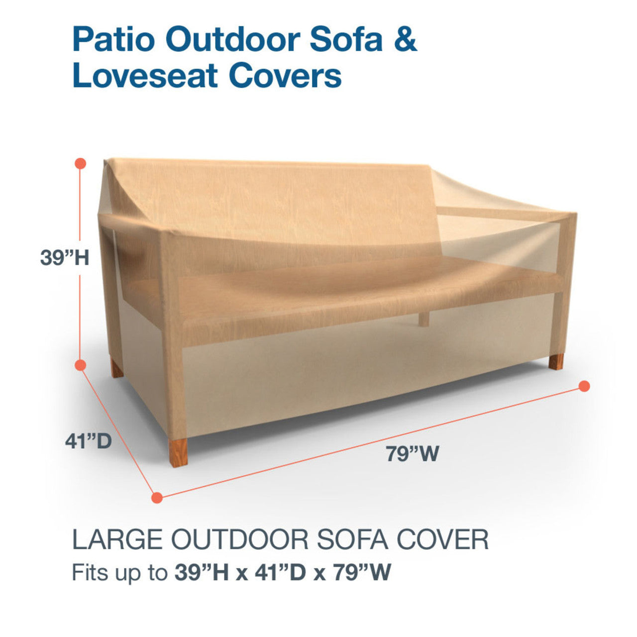 Budge Industries All Seasons Patio Sofa Cover