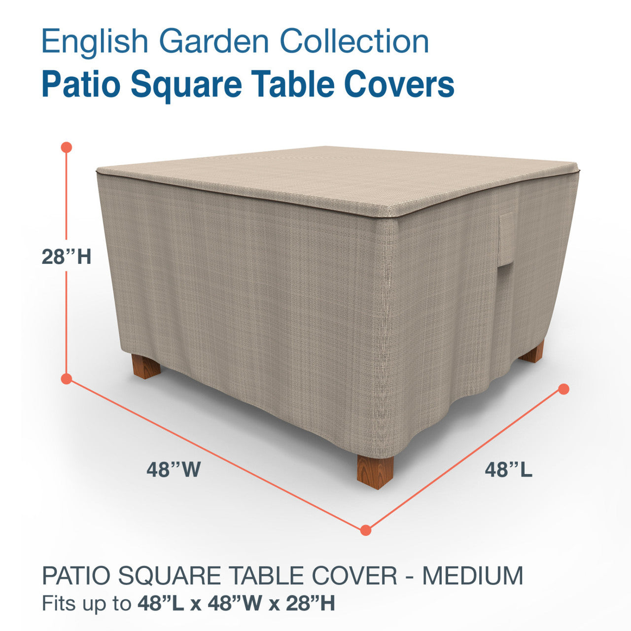 Budge Industries English Garden Square Patio Table Cover