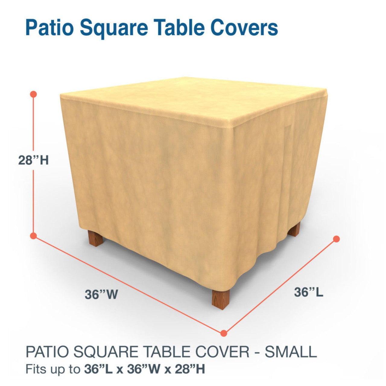 Budge Industries All Seasons Square Patio Table Cover