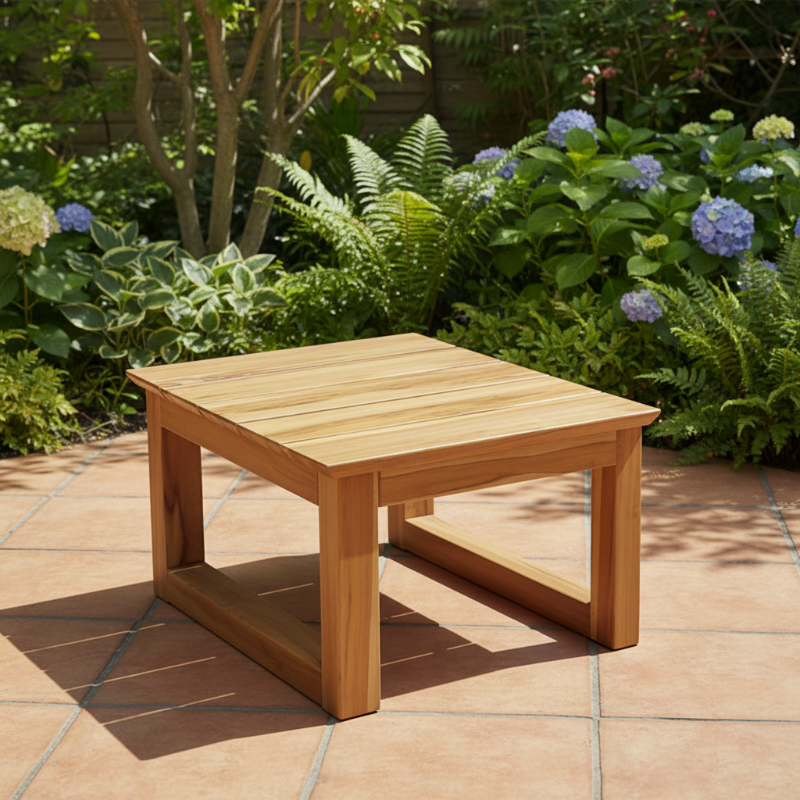 Panama Jack Bali Teak Outdoor End Table