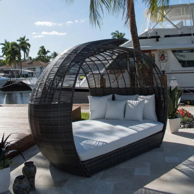 Panama Jack Banyan Wicker Outdoor Daybed