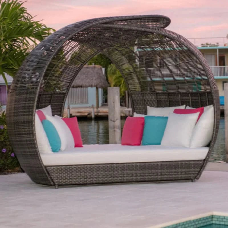 Panama Jack Banyan Wicker Outdoor Daybed