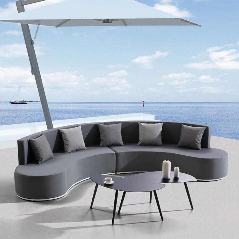 Panama Jack Wave Aluminum Outdoor 5-Person Sectional Set