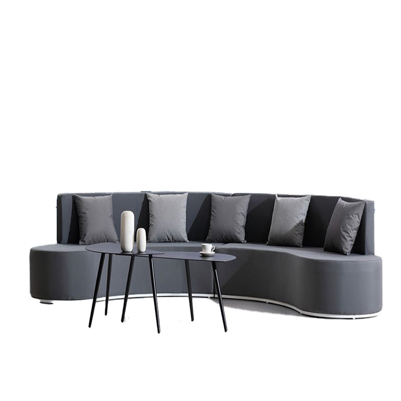 Panama Jack Wave Aluminum Outdoor 5-Person Sectional Set