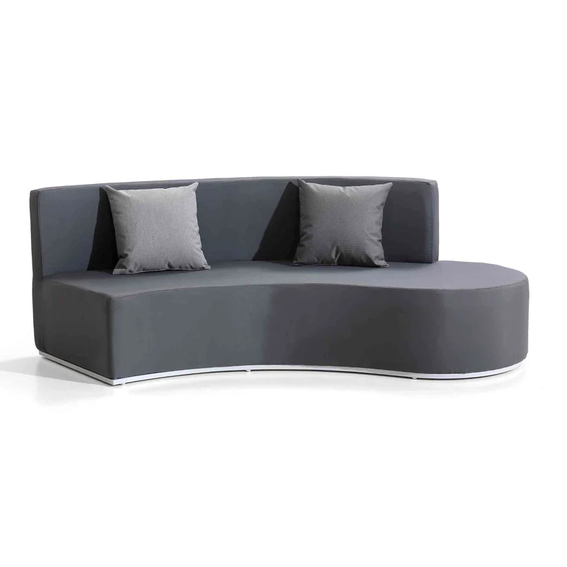 Panama Jack Wave Aluminum Outdoor 5-Person Sectional Set