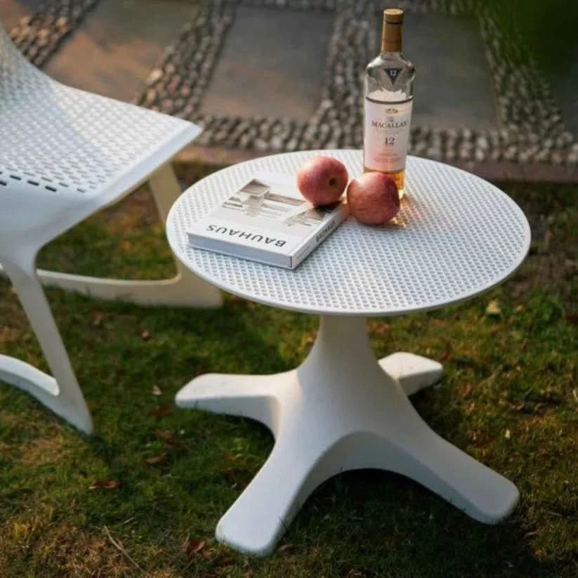 Panama Jack In-Pool Wave Outdoor Polypropylene Plastic End Table