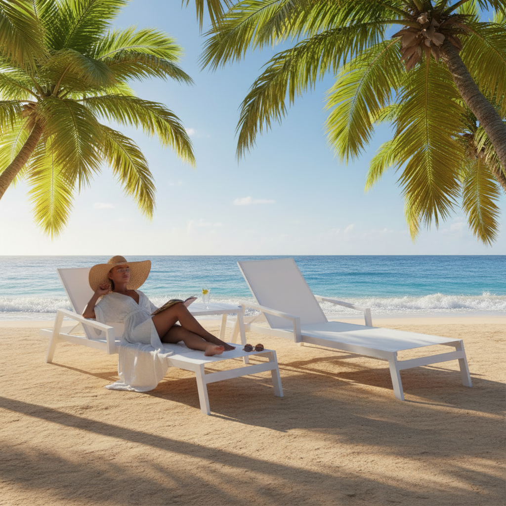 Panama Jack Mykonos 3-Piece Chaise Lounge Set