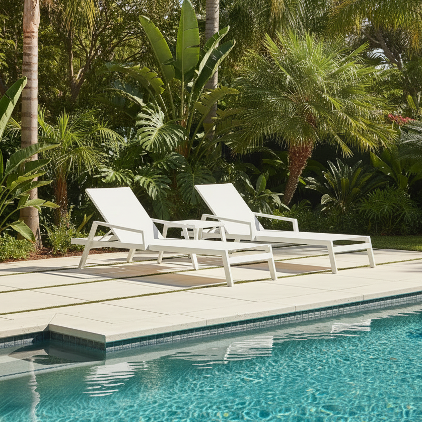 Panama Jack Mykonos 3-Piece Chaise Lounge Set