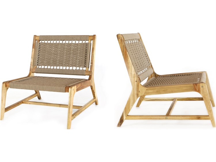 Panama Jack Corsica Acacia Wood Outdoor Adirondack Chair (Set of 2)