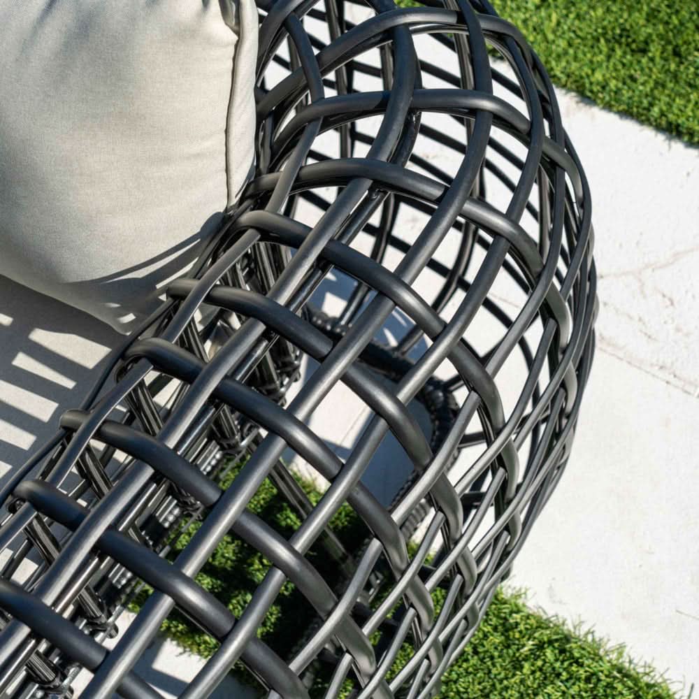Hospitality Rattan Monte Carlo Wicker Outdoor 5-Person Seating Set