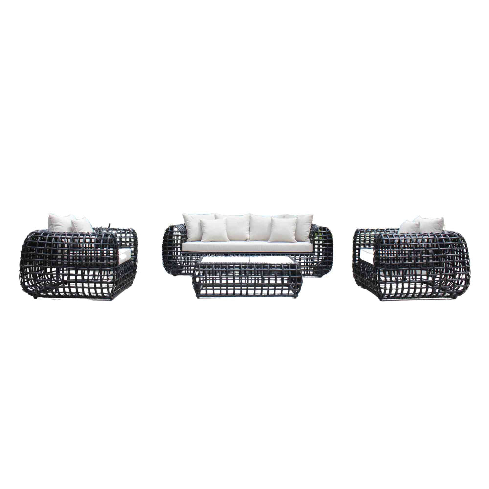 Hospitality Rattan Monte Carlo 4-Piece Seating Set