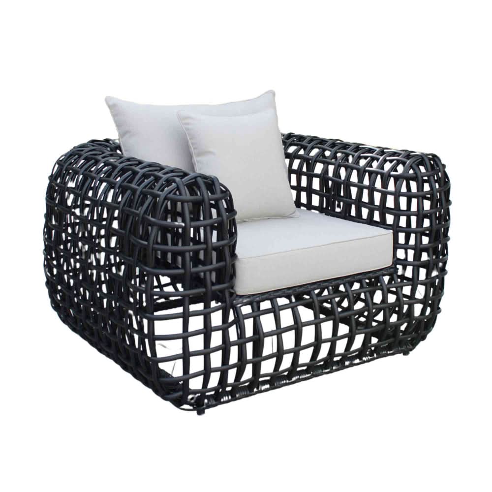 Hospitality Rattan Monte Carlo Wicker Outdoor 5-Person Seating Set