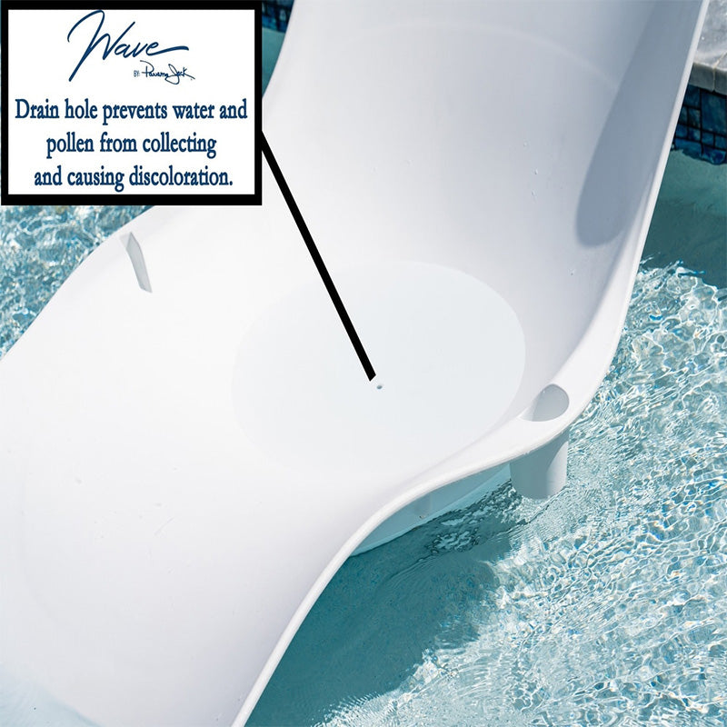 Panama Jack Wave Outdoor (HDPE) In-Pool Chaise Lounger (Set of 2)