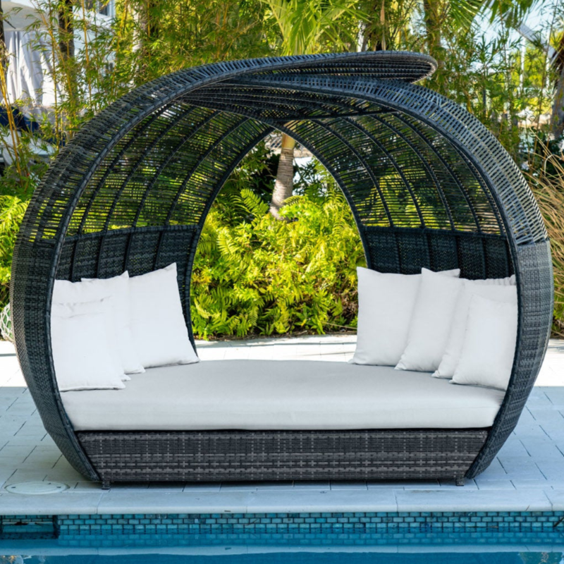 Panama Jack Banyan Wicker Outdoor Daybed