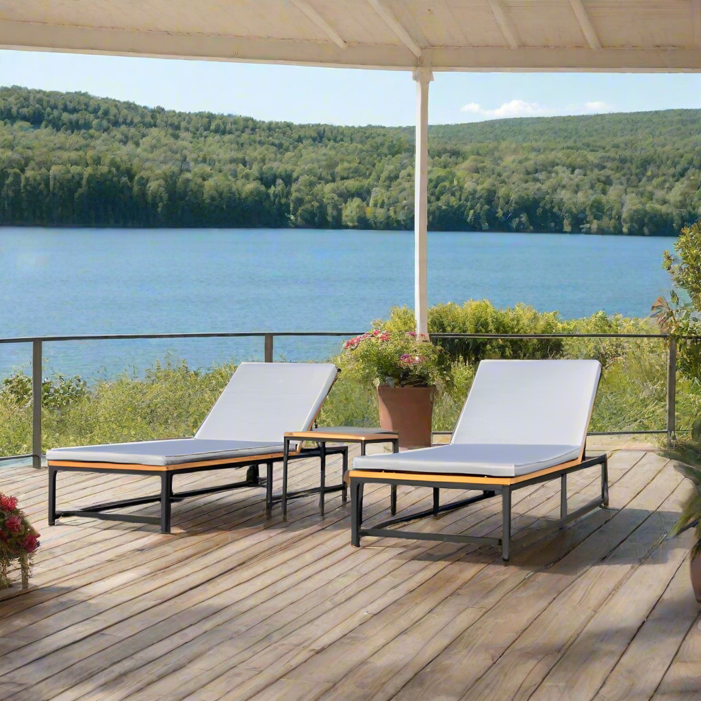 Panama Jack Lakewood 3-Piece Chaise Lounge Set