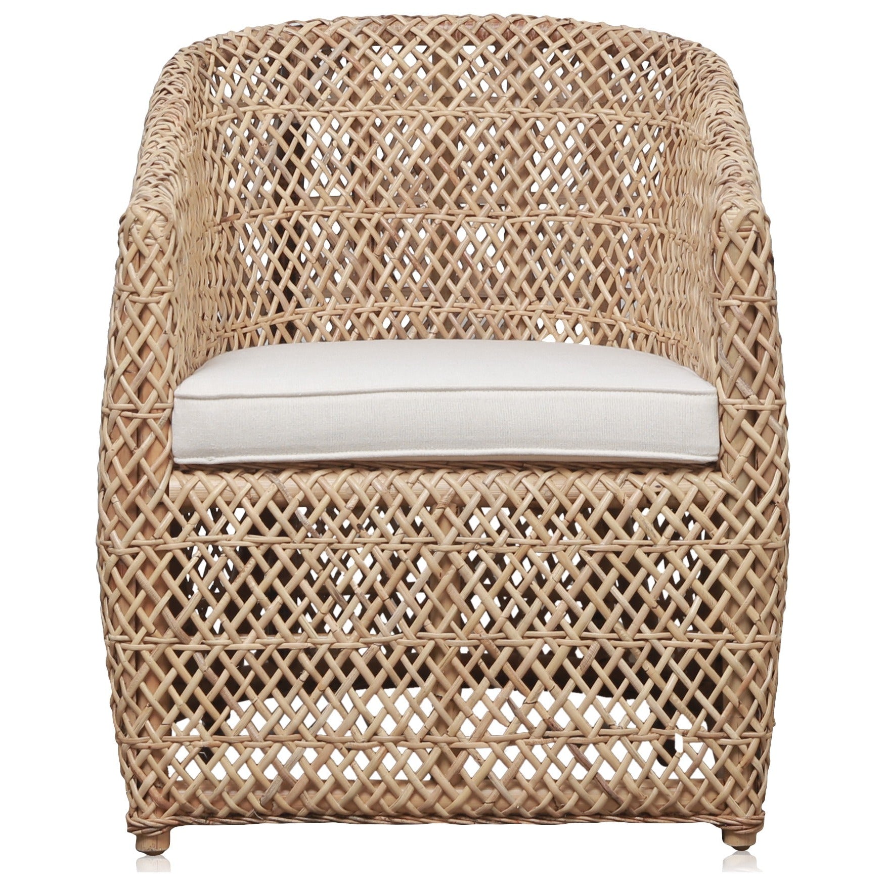 Panama Jack Sumatra Outdoor Wicker Barrel Chair with Cushions