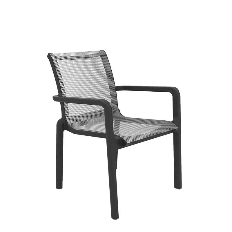Rainbow Outdoor Paris Polypropylene Sling Armchairs (Set of 2)
