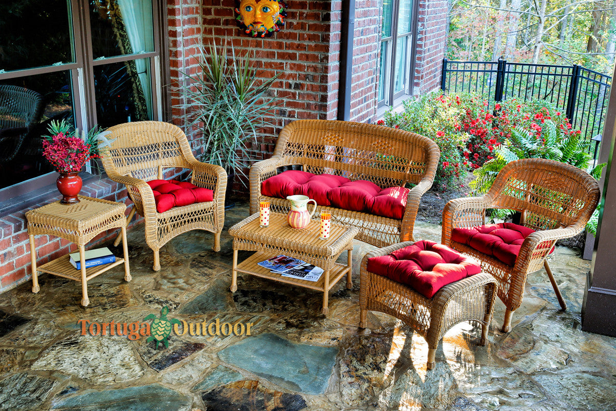 Tortuga Outdoor Portside Resin Wicker 6 Piece Patio Set