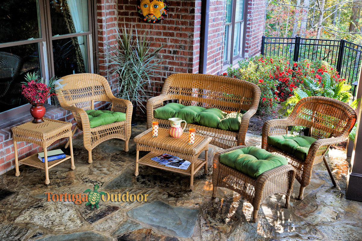 Tortuga Outdoor Portside Resin Wicker 6 Piece Patio Set