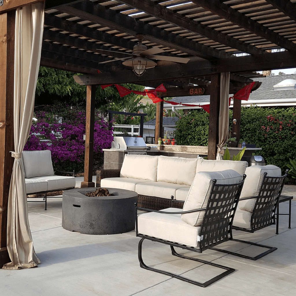 Sunset West Provence Outdoor Rocking Club Chair