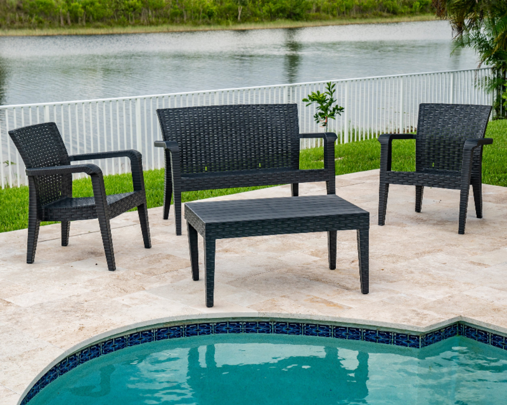Rainbow Outdoor Alaska Polypropylene 4-Person Seating Set