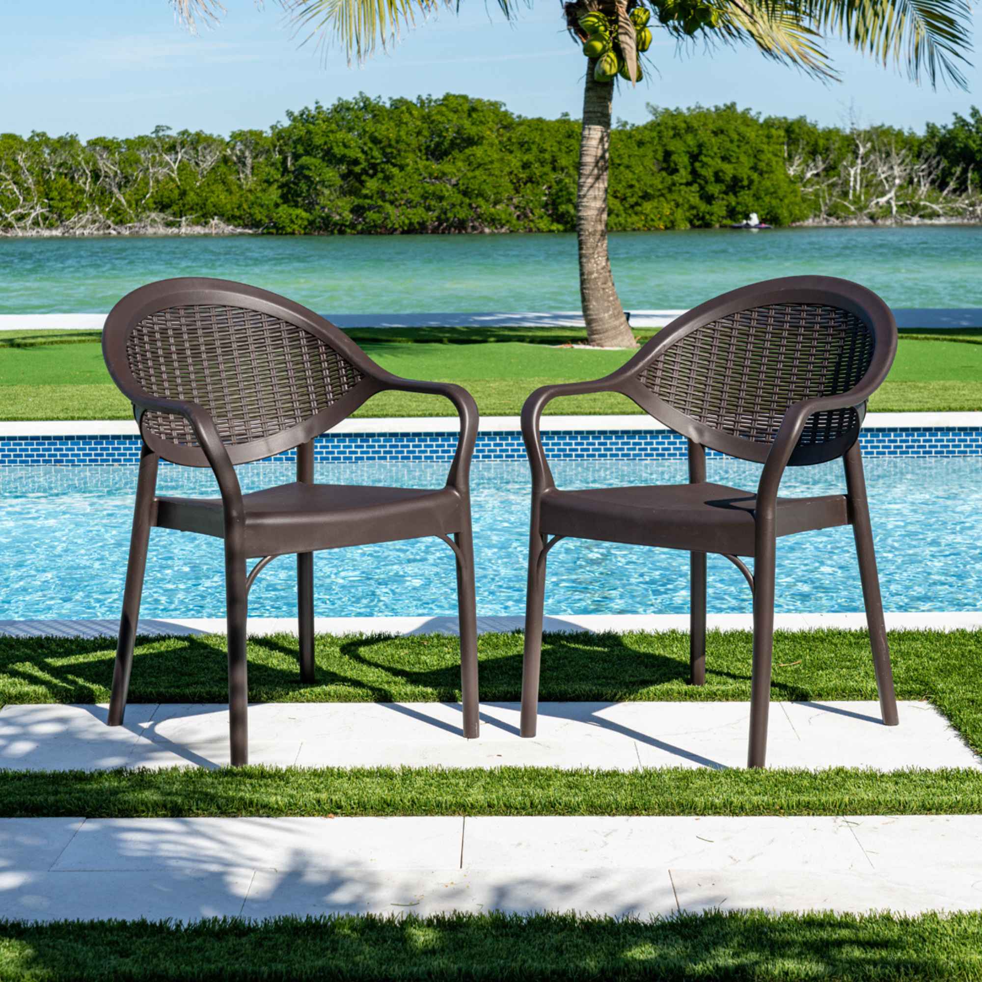 Rainbow Outdoor Mona Set of 2 Armchairs