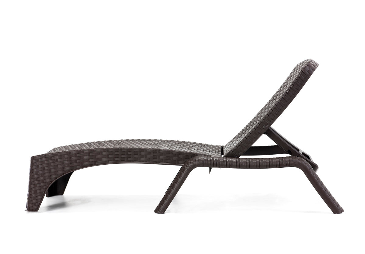 Rainbow Outdoor Roma Set of 2 Chaise Lounger-Brown