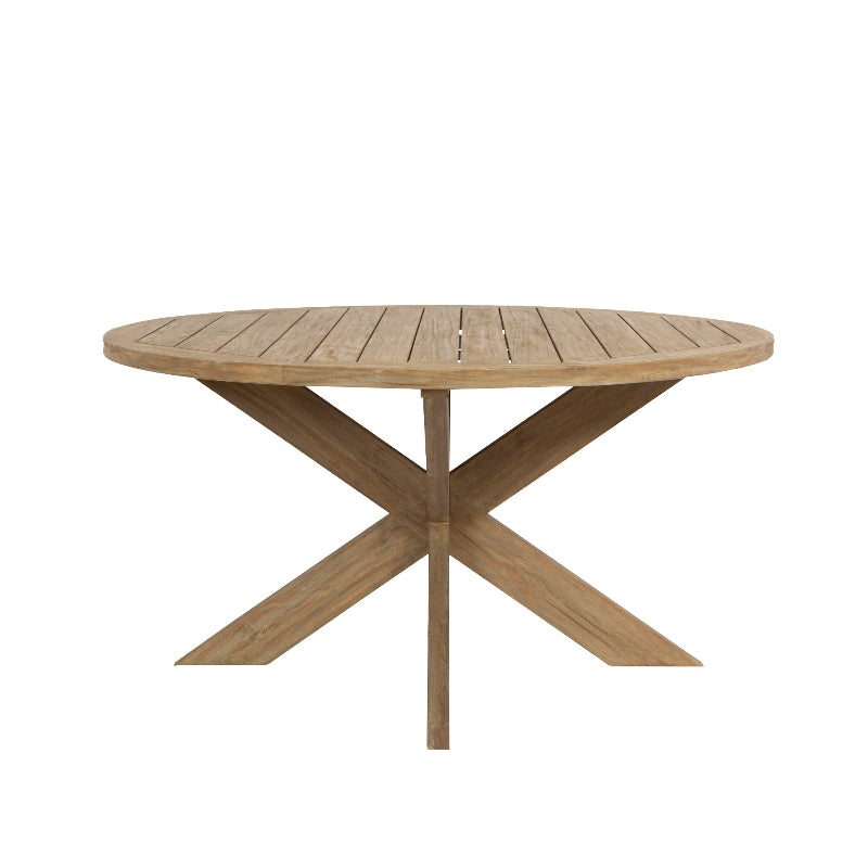 Sunset West Coastal Teak Outdoor Round Dining Table