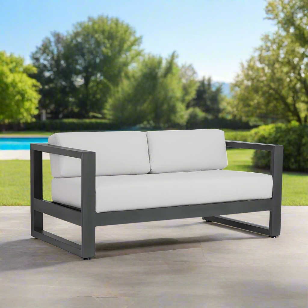Sunset West Redondo Aluminum Outdoor Loveseat