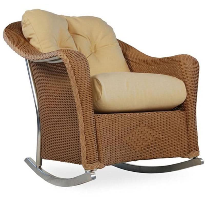 Replacement Cushions for Lloyd Flanders Reflections Wicker Lounge Rocker
