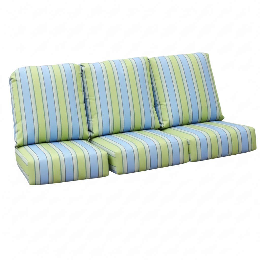 Replacement Cushions for NorthCape International Wicker Deep Seating Sofa