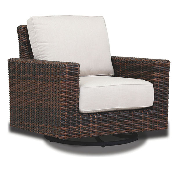 Replacement Cushions for Sunset West Montecito Swivel Rocker Club Chair white background